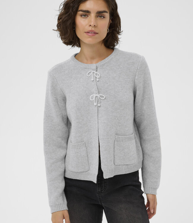 KAFFE Vest CRADIGAN BOWIE KAFFE GREY MELANGE 100123