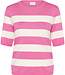 KAFFE T-Shirt LIZZA STRIPED KAFFE SPRING PINK CHALK 108929