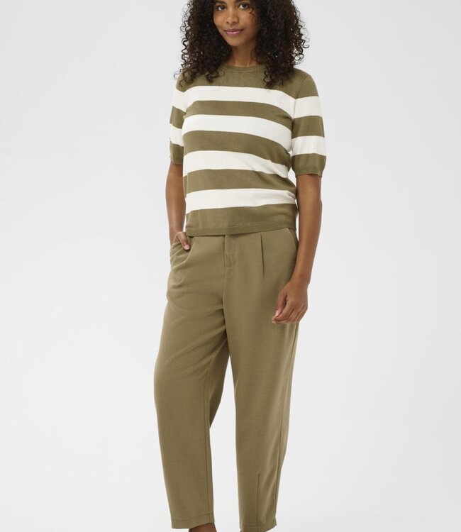 KAFFE T-Shirt LIZZA STRIPED KAFFE SPRING DUSKY CHALK 108930