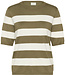 KAFFE T-Shirt LIZZA STRIPED KAFFE SPRING DUSKY CHALK 108930