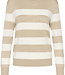 KAFFE Pull LIZZA STRIPE KAFFE FEATHER 108924