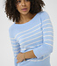 KAFFE Pull BOATNECK LIZZA KAFFE CHALK POWDER BLUE 108923