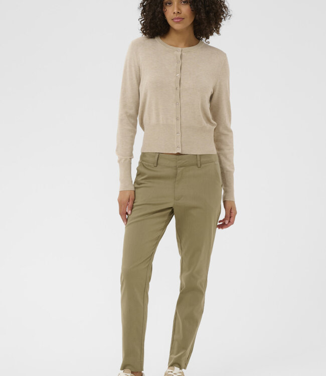 KAFFE Broek LEA CHINO KAFFE DUSKY GREEN 170517