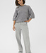 KAFFE Broek JENNY STRAIGHT KAFFE GREY MELANGE 100123