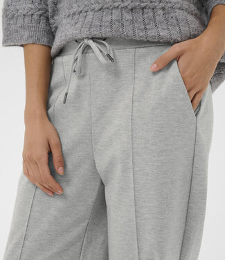 KAFFE Broek JENNY STRAIGHT KAFFE GREY MELANGE 100123