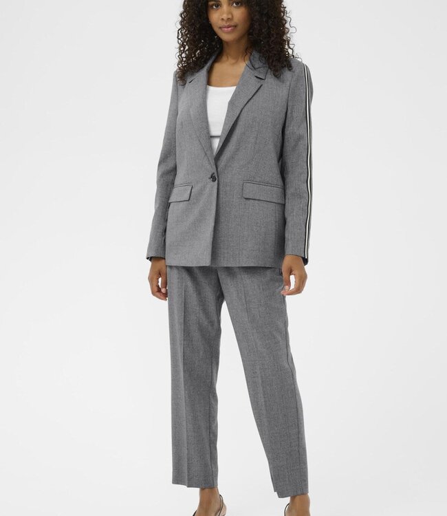 KAFFE Broek RAMONA CROPPED KAFFE GREY MELANGE 100123