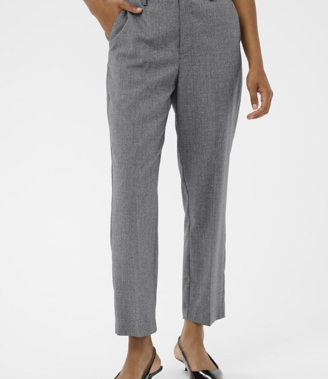 KAFFE Broek RAMONA CROPPED KAFFE GREY MELANGE 100123
