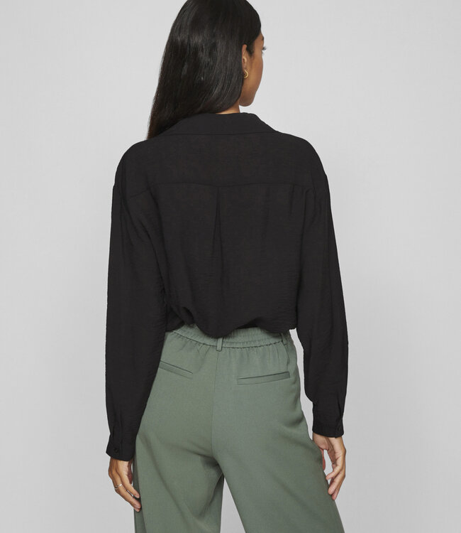 VILA Hemd DOMIRA VILA BLACK BEAUTY