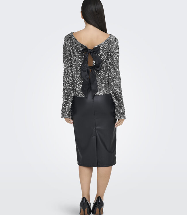 JDY Blouse SARA GLITTER JDY SILVER