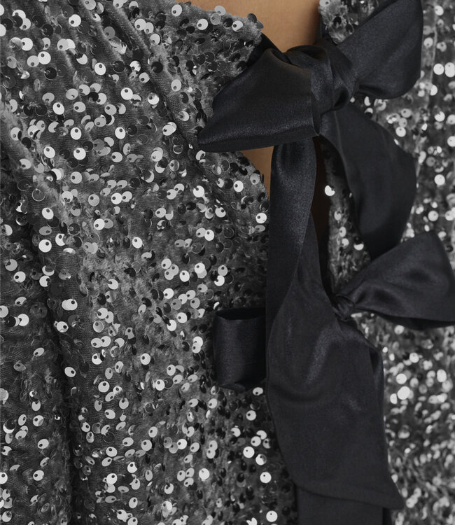 JDY Blouse SARA GLITTER JDY SILVER