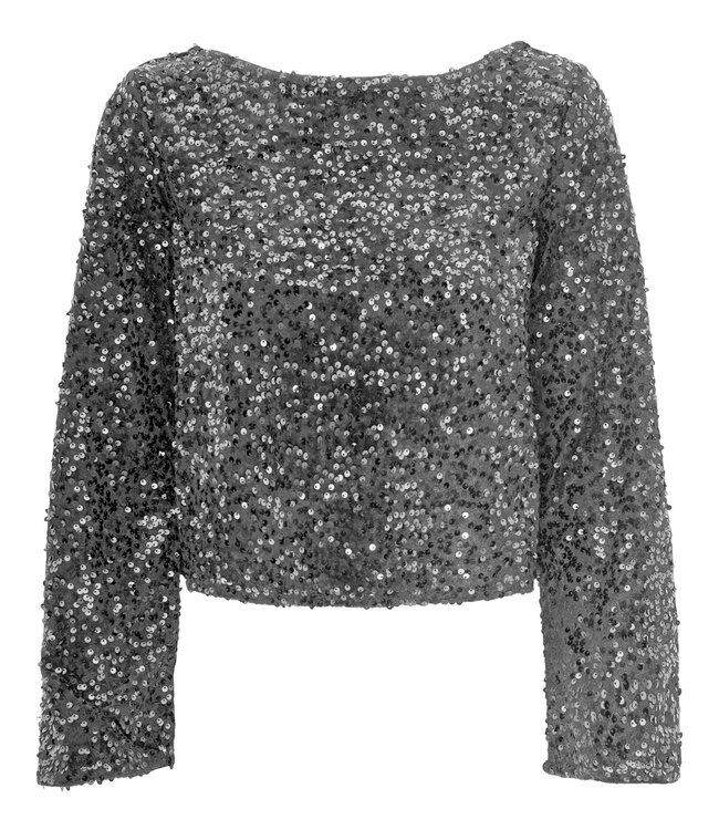 JDY Blouse SARA GLITTER JDY SILVER