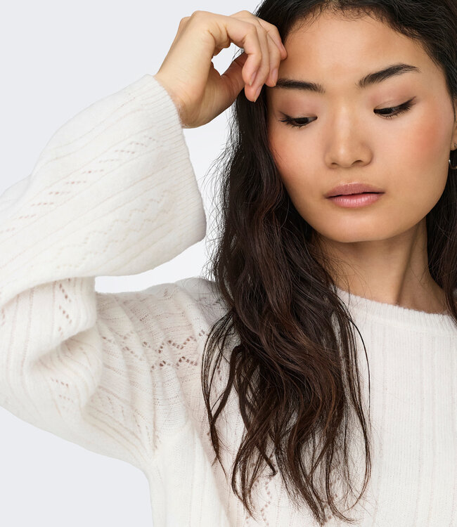 JDY Pull APRIL O-NECK JDY BRIGHT WHITE