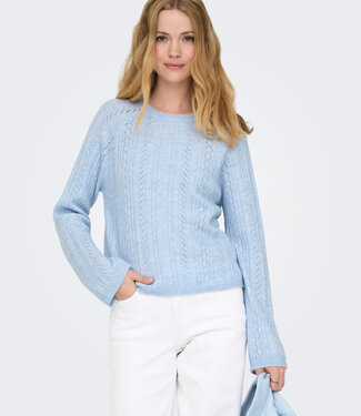JDY Pull APRIL O-NECK JDY CASHMERE BLUE