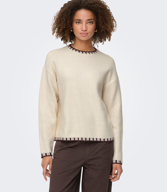 JDY Pull SILJA CONTRAST JDY SANDSHELL