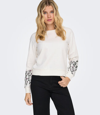 JDY Pull SWEATER PARIS JDY CLOUD DANCER FLOWER