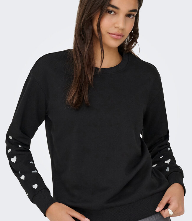 JDY Pull SWEATER PARIS JDY BLACK HEART