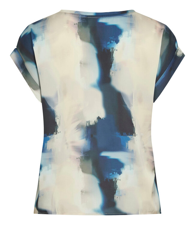 VILA Blouse ELLETTE SATIN VILA HIA BLUE