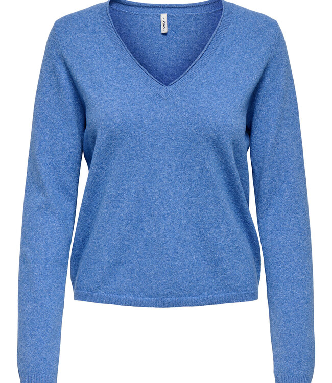 ONLY Pull LOYAL LIFE V-NECK ONLY ULTRAMARINE