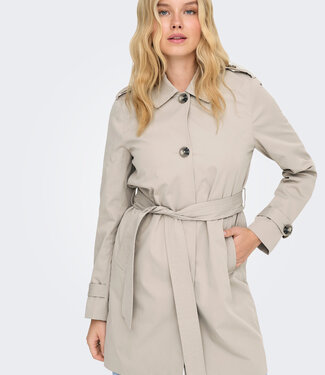 ONLY Jas DISA TRENCHCOAT ONLY ISLAND FOSSIL