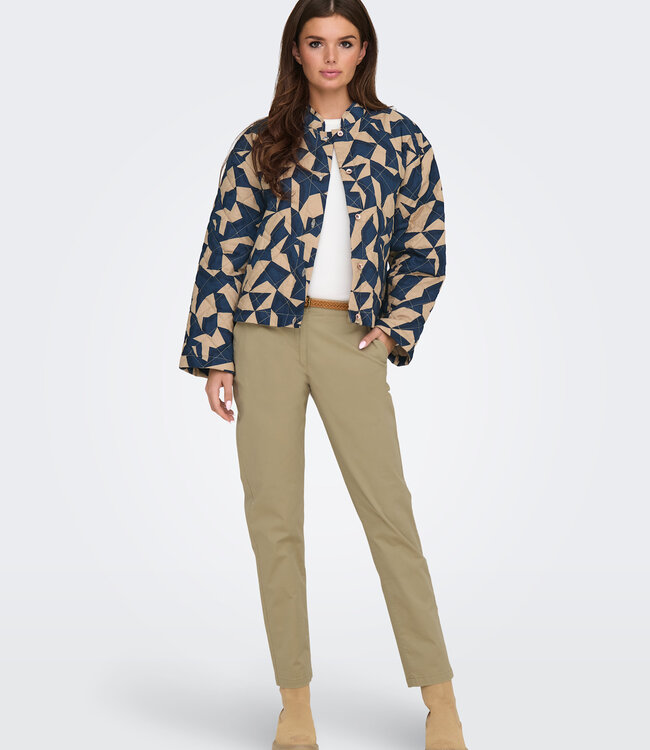 JDY Broek CHICAGO BELTED CHINO JDY TRAVERTINE