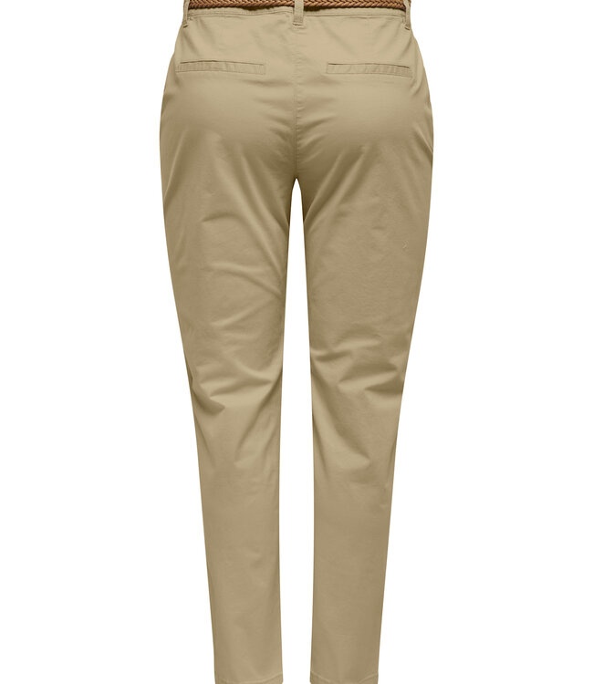 JDY Broek CHICAGO BELTED CHINO JDY TRAVERTINE
