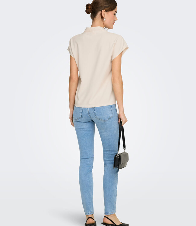 VILA Blouse JOY V-HALS JDY SANDSHELL