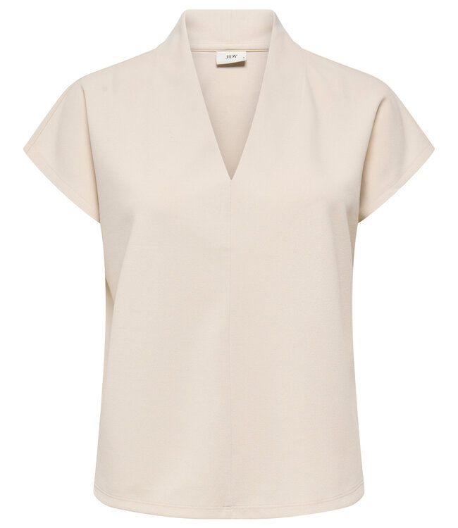 VILA Blouse JOY V-HALS JDY SANDSHELL