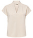 VILA Blouse JOY V-HALS JDY SANDSHELL
