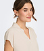 VILA Blouse JOY V-HALS JDY SANDSHELL