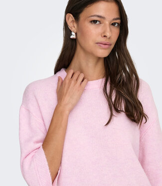 JDY Pull SONJA 3/4 O-NECK JDY PINK LADY