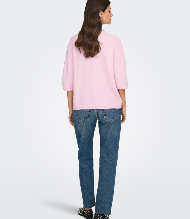 JDY Pull SONJA 3/4 O-NECK JDY PINK LADY