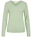 VILA Pull RIL V-NECK  VILA SMOKE GREEN