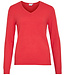 VILA Pull RIL V-NECK  VILA HIBISCUS