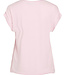 VILA T-Shirt ELLETTE SATIN O-NECK VILA CHERRY BLOSSEM