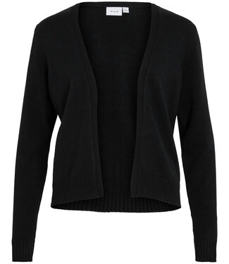 VILA Vest CARDIGAN RIL SHORT VILA BLACK