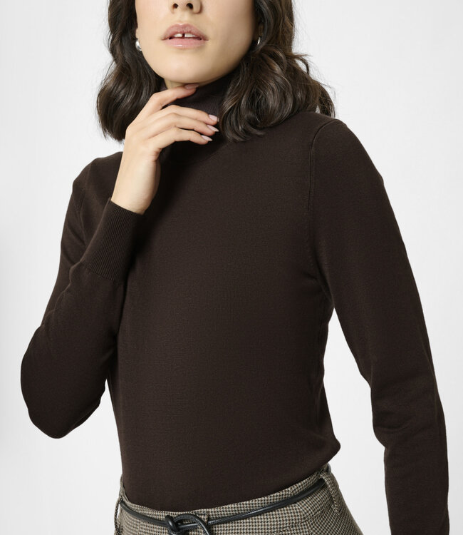 KAFFE Pull ASTRID ROLL NECK KAFFE BLACK COFFEE 191111