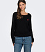JDY Pull KATE KNIT O-NECK JDY BLACK HEART