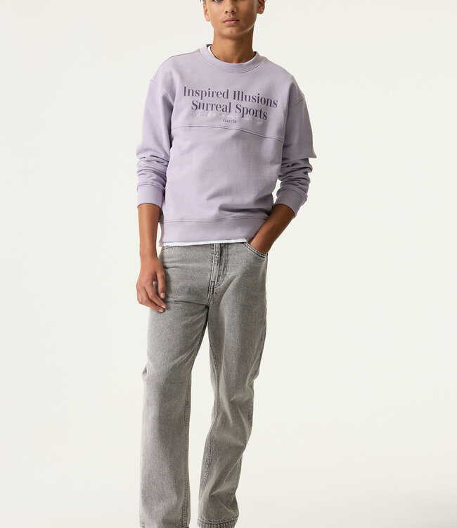 GARCIA Pull SWEATER GARCIA BOYS MISTY LILAC