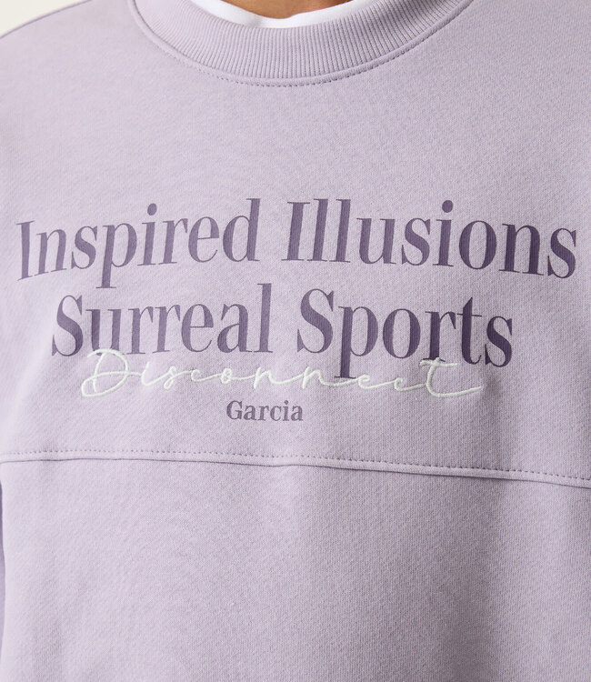 GARCIA Pull SWEATER GARCIA BOYS MISTY LILAC