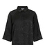 VILA Hemd SALINA JACQUARD VILA BLACK BEAUTY