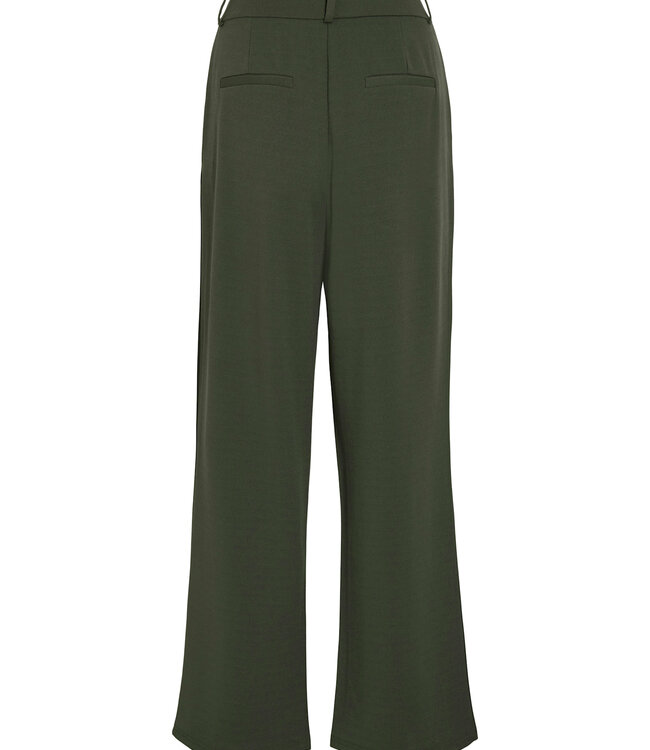 VILA Broek CLUA WIDE BUTTON VILA DEEP DEPTHS