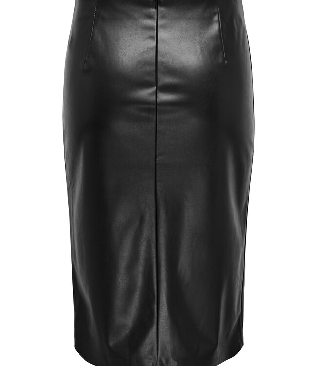 ONLY CARMAKOMA Rok HEIDI LEATHER ONLY CARMAKOMA BLACK