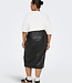 ONLY CARMAKOMA Rok HEIDI LEATHER ONLY CARMAKOMA BLACK
