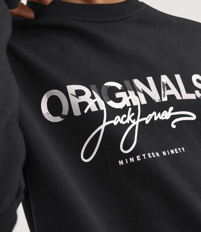 JACK & JONES KIDS Pull ARUBA Jack & Jones BLACK LOOSE