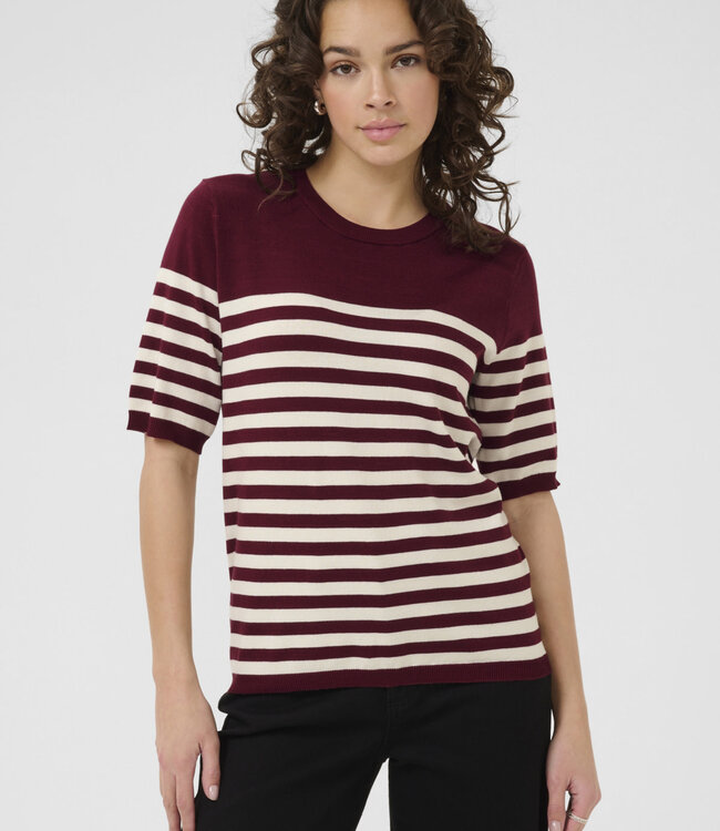 KAFFE T-Shirt LIZZA STRIPED KAFFE SPRING WINDSOR 108418