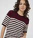 KAFFE T-Shirt LIZZA STRIPED KAFFE SPRING WINDSOR 108418