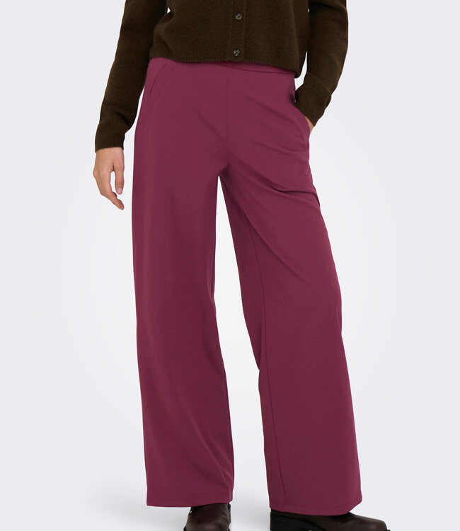 JDY Broek LOUISVILLE CATIA WIDE JDY MAROON
