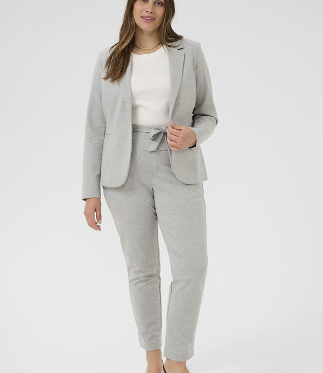 KAFFE CURVE Vest BLAZER JENNY KAFFE CURVE GREY MELANGE 100123