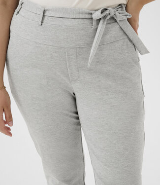 KAFFE CURVE Broek JENNY BELT KAFFE CURVE GREY MELANGE 100123