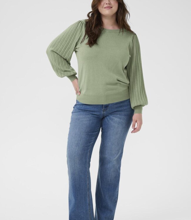 KAFFE CURVE Pull LONI KNIT KAFFE CURVE SEA SPRAY 176212